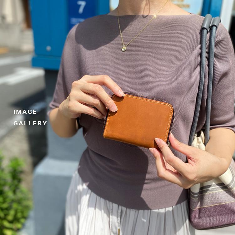 ミニ財布 ラウンドファスナー メンズ レディース 本革 オイルレザー