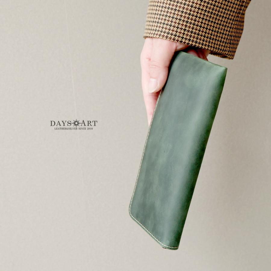 小さい長財布 Ｌ字ファスナー レザーウォレット メンズ 本革 クレイジーホースレザー アンティーク調 小銭入れあり |  | 15