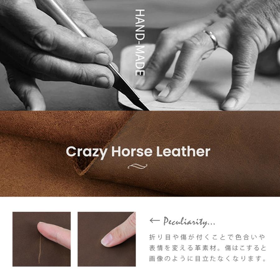 小さい長財布 L字ファスナー レザーウォレット メンズ 本革