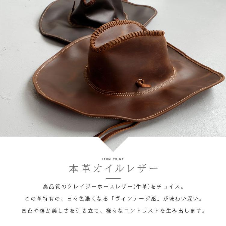 カウボーイハット 本革 テンガロンハット レザーキャップ 帽子 カウボーイハット 本革 テンガロンハット レザーキャップ 帽子