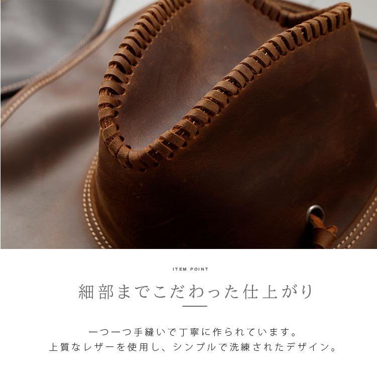 カウボーイハット 本革 テンガロンハット レザーキャップ 帽子 メンズ