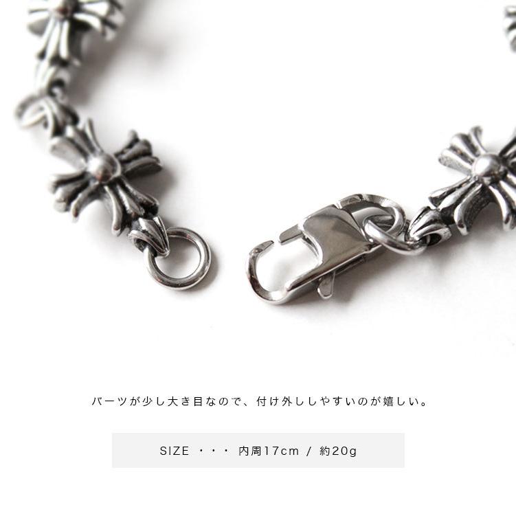 ブレスレット メンズ サージカルステンレス アイアンクロス 十字架