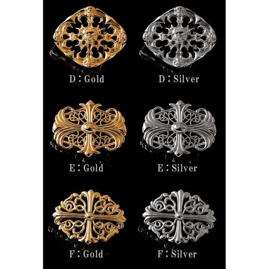 バックル メンズ レディース ベルト クロス スカル 百合の紋章