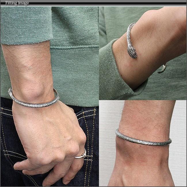 バングル シルバー925 メンズ ブレスレット 蛇 スネーク goodvibrations | good vibrations | 02