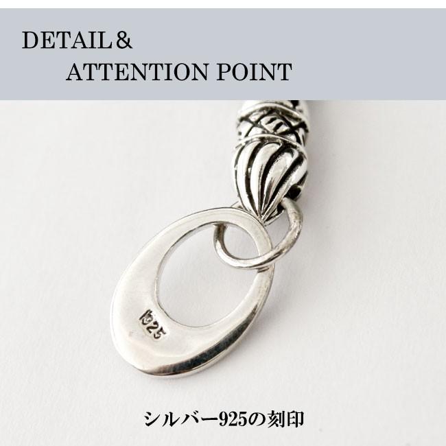 ブレスレット シルバー925 メンズ 本革 フェザーモチーフ ターコイズ | ブランド登録なし | 03