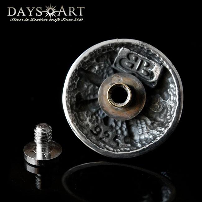 コンチョ シルバー925 クロスモチーフ アイアンクロス サイズ小