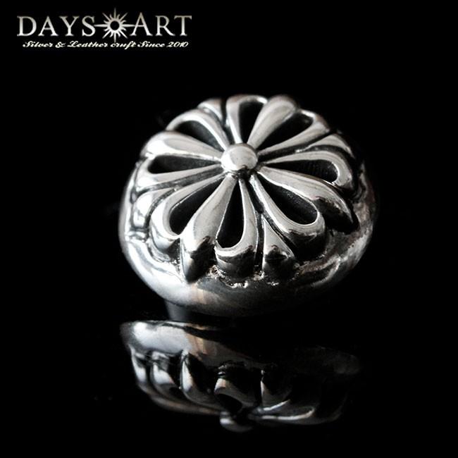 コンチョ シルバー925 クロスモチーフ アイアンクロス サイズ小