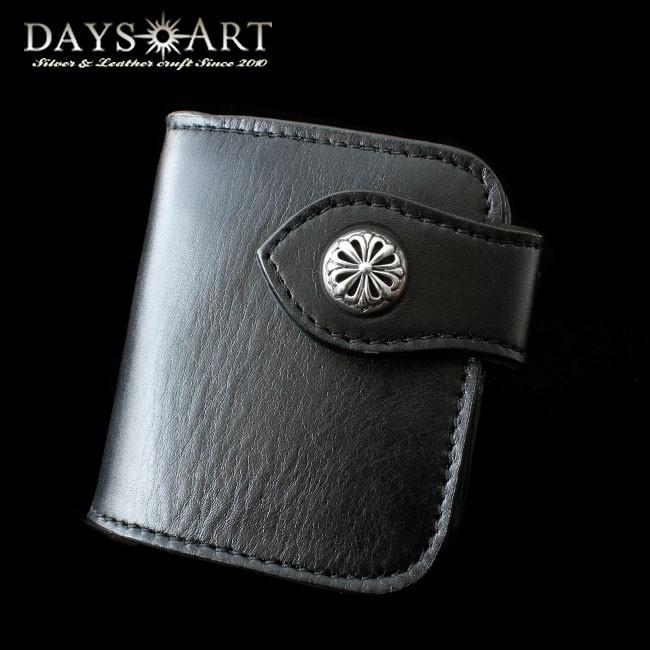 ショートサイズ イタリアンレザー シュリンク シルバー925クロスボール