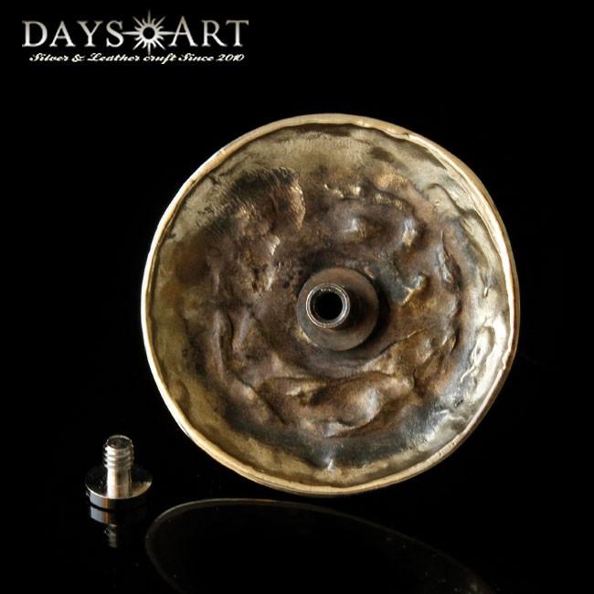 たー xyzオリジナルコインケース シルバー925クロスボールコンチョ 楽天市場】クロスボール コンチョ 直径20mm シルバー 色 正