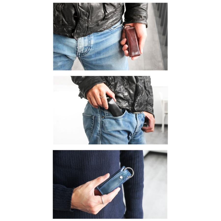 DAYSART キーケース 車 レディース メンズ イタリアンレザー