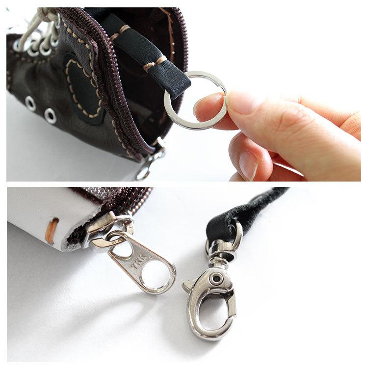 キーケース レディース 革 キーホルダー シューズ 本革 メンズ レザー