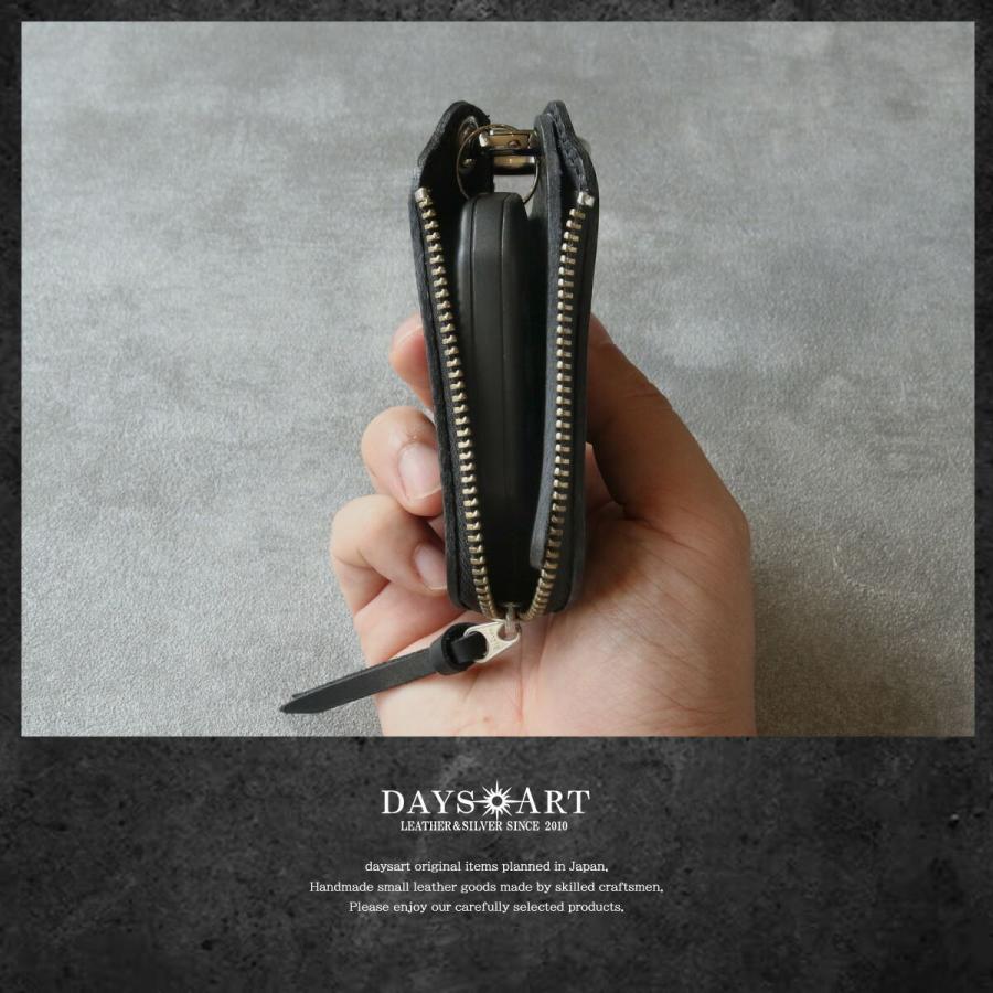 キーケース マルチケース スマートキーケース 財布 メンズ レディース 本革 イタリアンレザー 札入れ タン ヌメ革 | DAYSART | 24