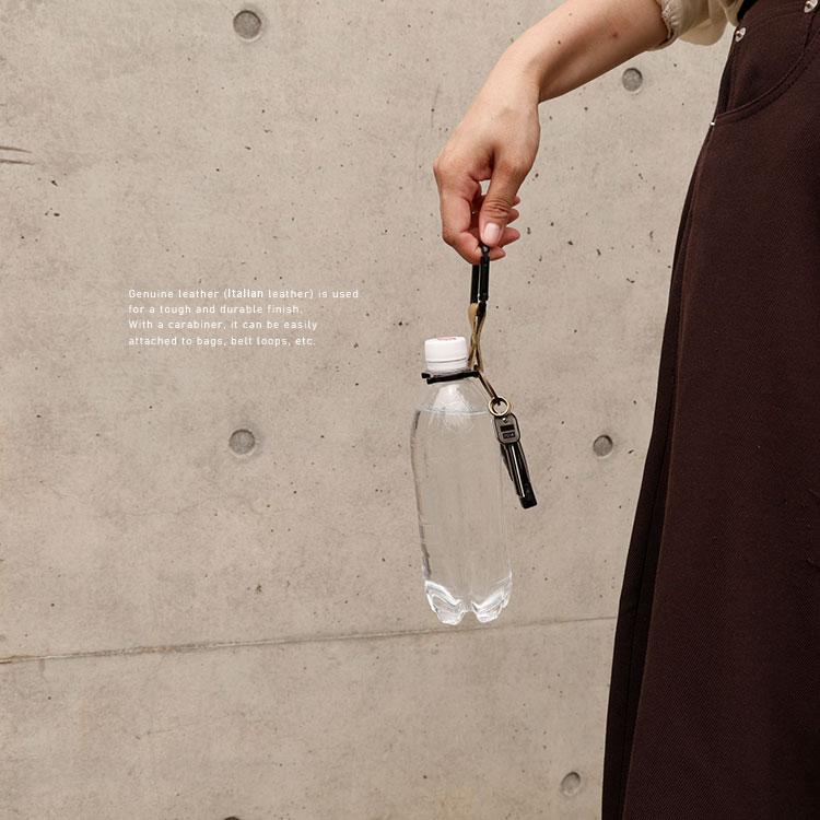 キーホルダー ペットボトルホルダー カラビナ メンズ レディース 本革 オイルレザー バネフック キーリング タン ヌメ革 |  | 21