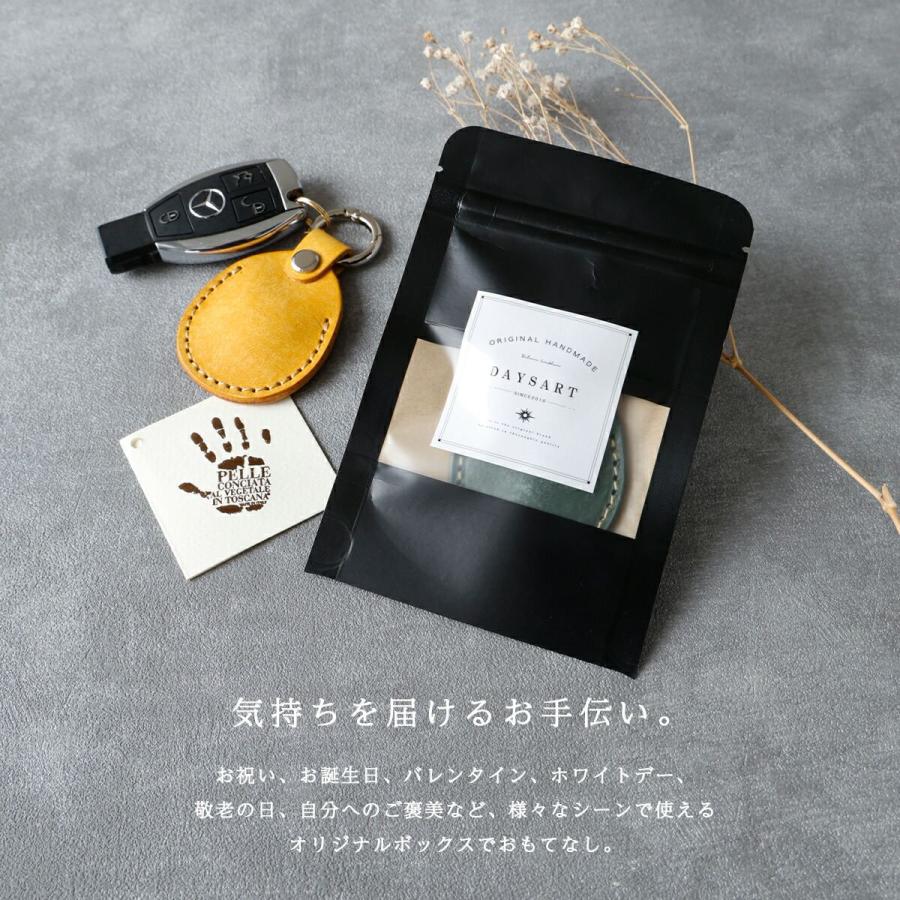 Airtagケース エアタグ ケース レザー レディース カラビナ キーホルダー キーチャーム マヤレザー | DAYSART | 10