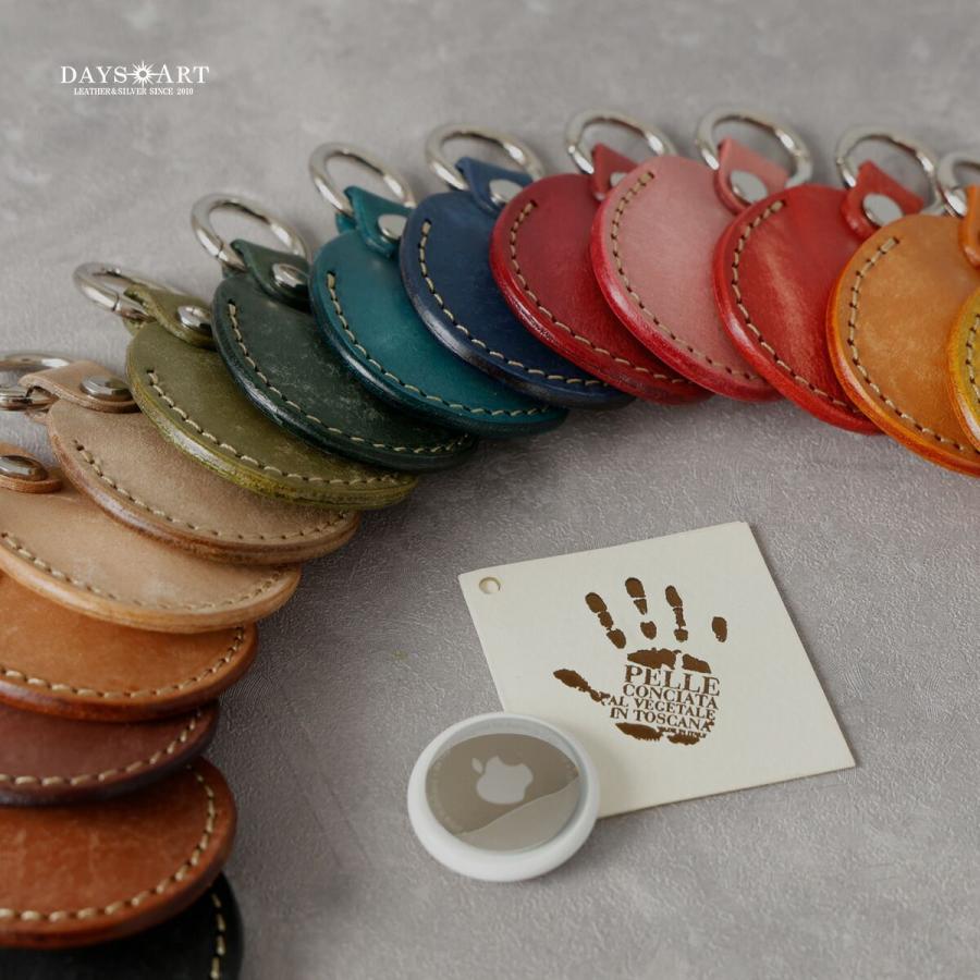 Airtagケース エアタグ ケース レザー レディース カラビナ キーホルダー キーチャーム マヤレザー | DAYSART | 18