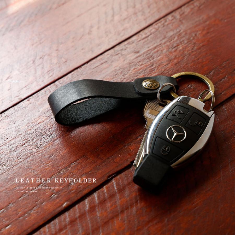 キーホルダー 本革 日本製 メンズ レディース スマートキー レザーキーリング DAYSART シンプル 革小物 ギフト |  | 01