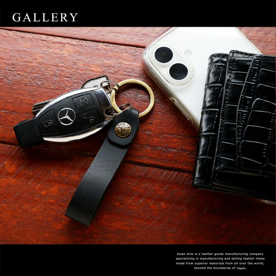 キーホルダー 本革 日本製 メンズ レディース スマートキー レザーキーリング DAYSART シンプル 革小物 ギフト |  | 07