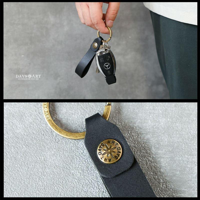 キーホルダー 本革 日本製 メンズ レディース スマートキー レザーキーリング DAYSART シンプル 革小物 ギフト |  | 08