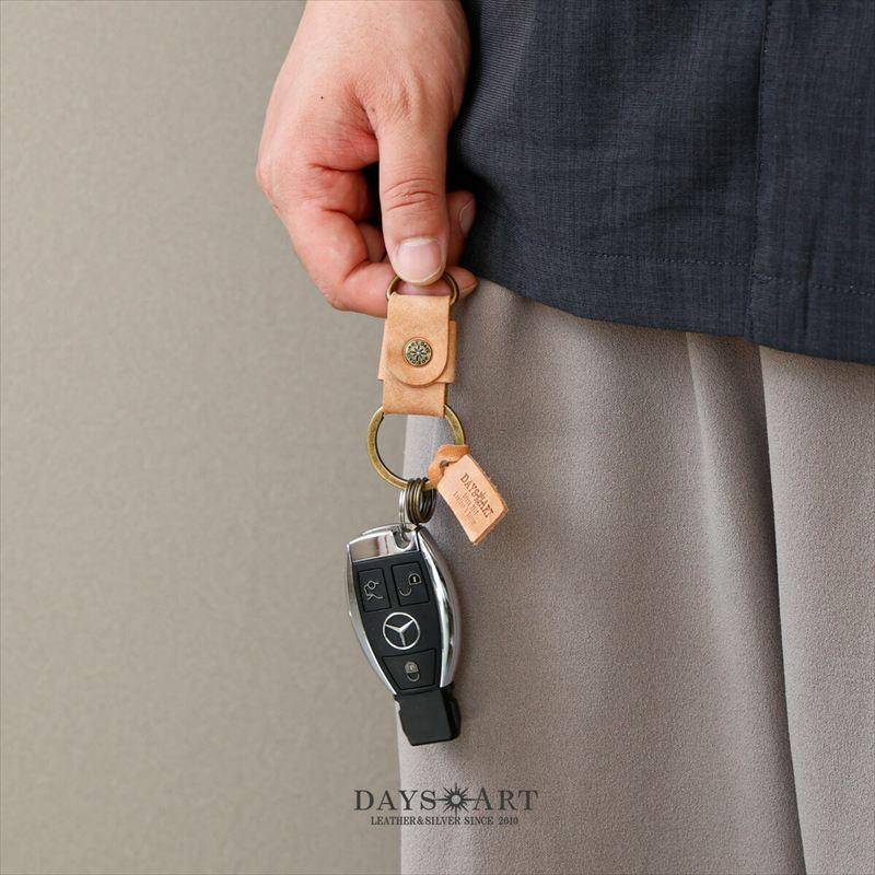 キーホルダー 本革 メンズ レディース 日本製 イタリアンレザー イルポンテ マヤレザー カラビナ スマートキー 車 鍵 DAYSART |  | 32