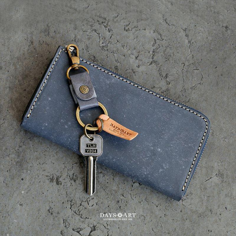 キーホルダー 本革 メンズ レディース 日本製 イタリアンレザー イルポンテ マヤレザー カラビナ スマートキー 車 鍵 DAYSART |  | 33