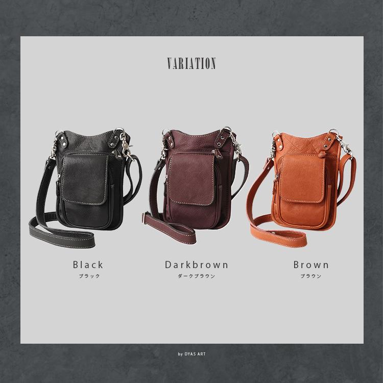 ショルダーバッグ レザー ミニバッグ メンズ ３WAY 牛革 ウエストバッグ ヒップバッグ | DAYSART | 22