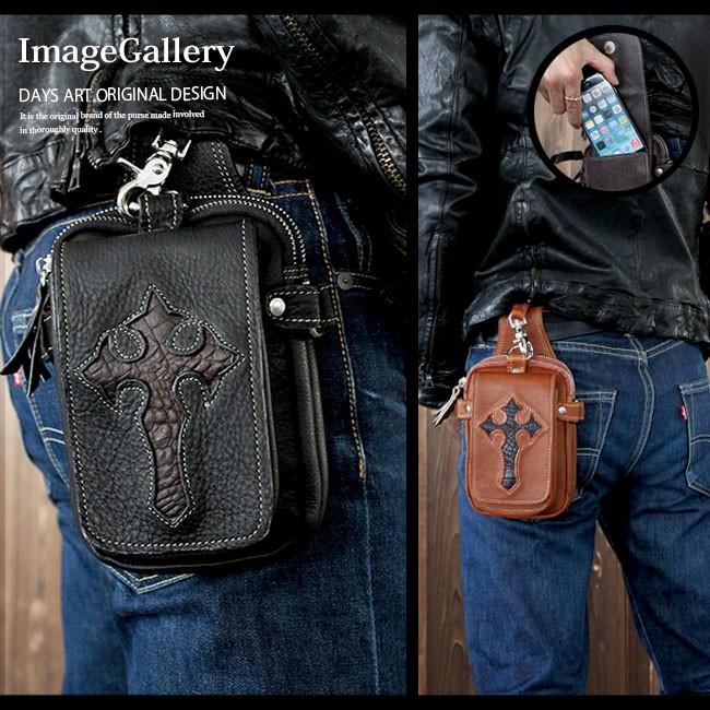 DAYSART（デイズアート） ベルトポーチ 本革レザー メンズ ヒップ