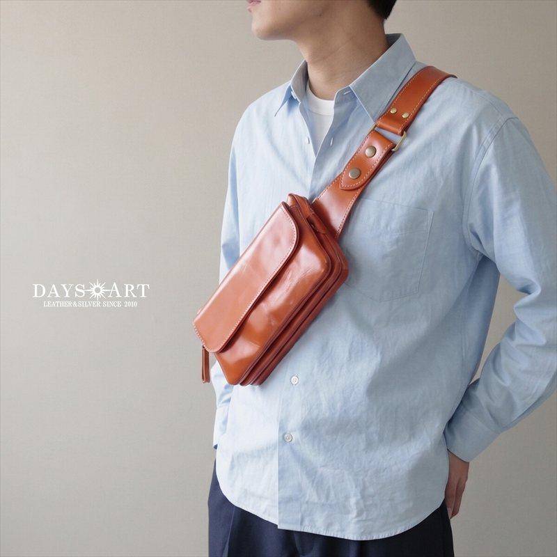 DAYSART（デイズアート） ウエストポーチ 本革レザー ミニバッグ