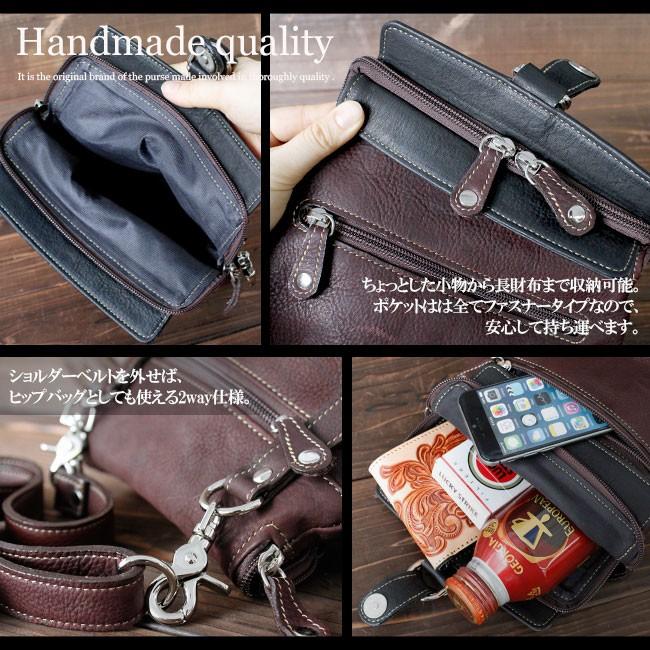 DAYSART（デイズアート） ショルダーバッグ 本革 ミニバッグ メンズ