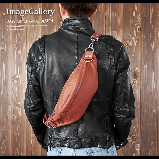 DAYSART（デイズアート） ボディバッグ 本革レザー メンズ ウエスト