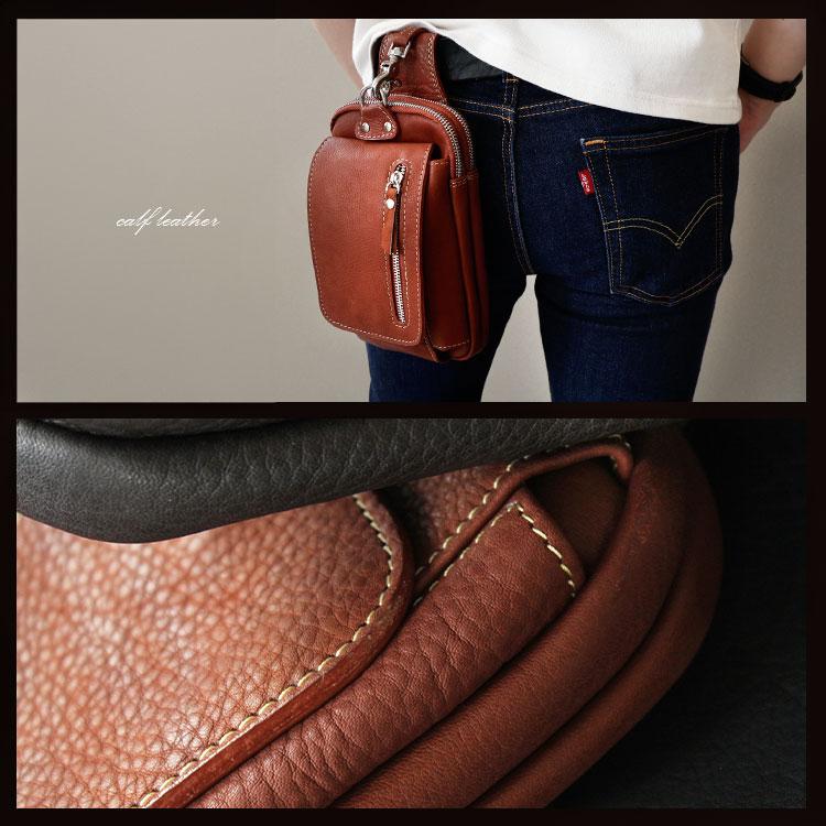 ラストクロップス　ポーチ　レザー　ダークブラウン ラストクロップス ポーチ レザー ダークブラウン Pouch | LAST CROPS