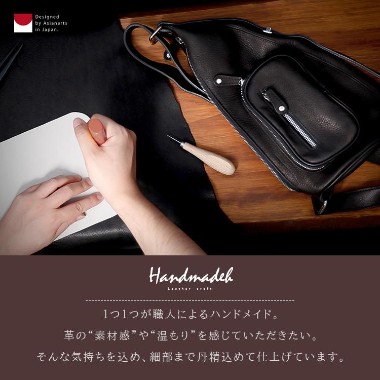 ボディバッグ 本革レザー メンズ 縦型 通勤 通学 アウトドア バイカー 旅行