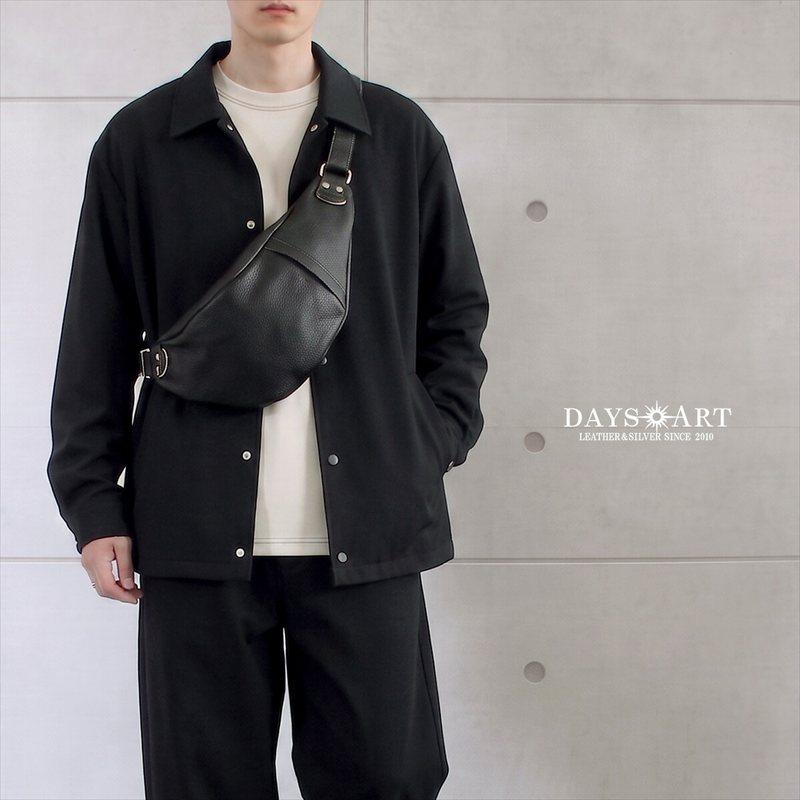 DAYSART（デイズアート） ボディバッグ 本革 メンズ レザー 牛革 斜め