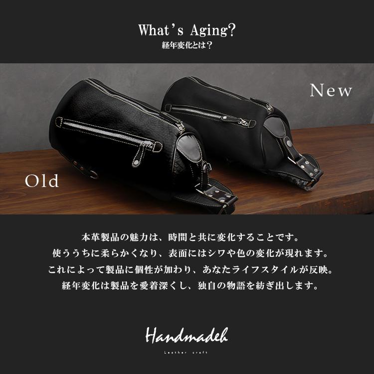 ボディバッグ 本革 牛革 メンズ レザーバッグ | DAYSART | 12