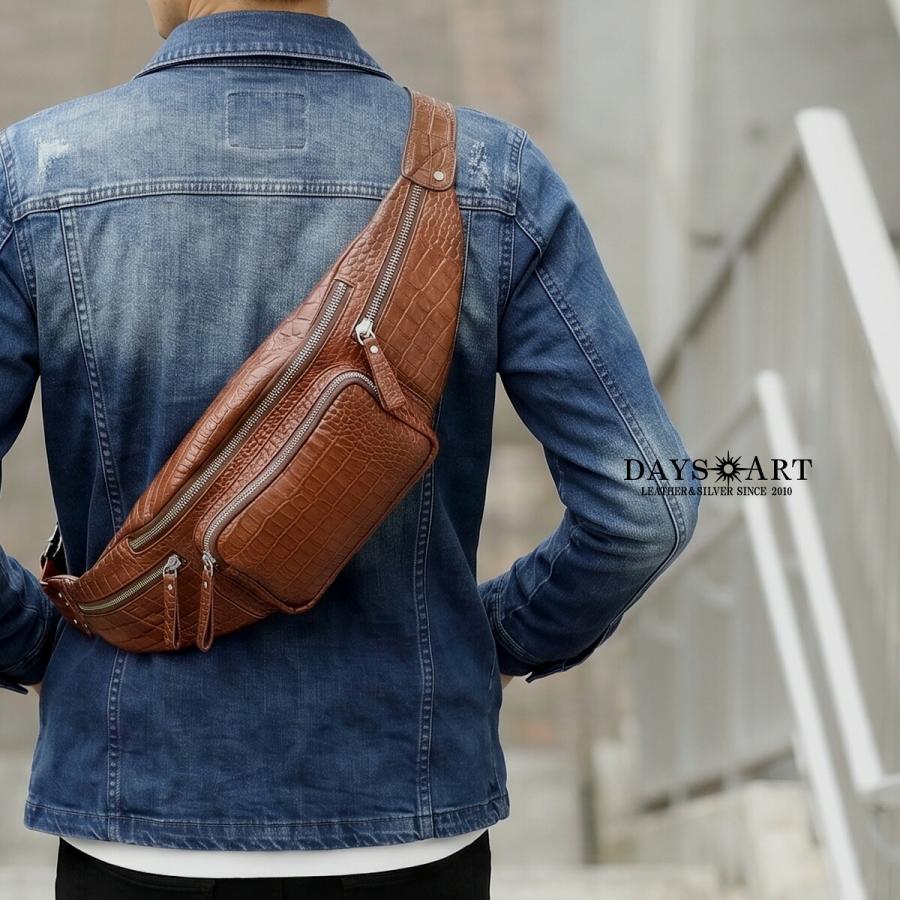 DAYSART（デイズアート） ウエストバッグ 本革レザー メンズ ウエスト
