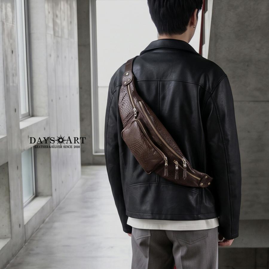 DAYSART（デイズアート） ウエストバッグ 本革レザー メンズ ウエスト