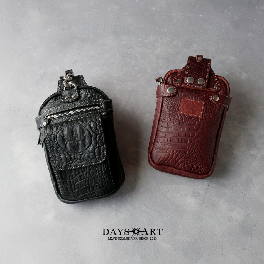DAYSART（デイズアート） ベルトポーチ 本革レザー メンズ