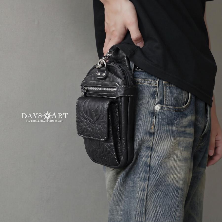 DAYSART（デイズアート） ベルトポーチ 本革レザー メンズ
