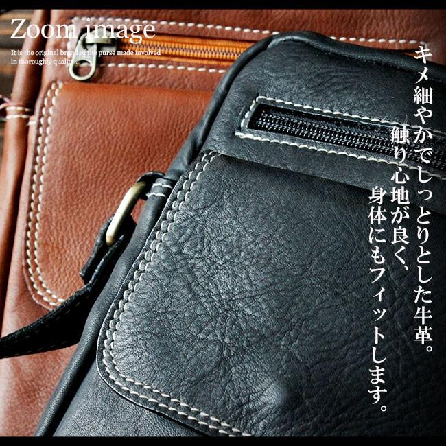 ショルダーバッグ 本革レザー ミニバッグ スマホショルダー メンズ 通勤 通学 お出かけ 旅行_2