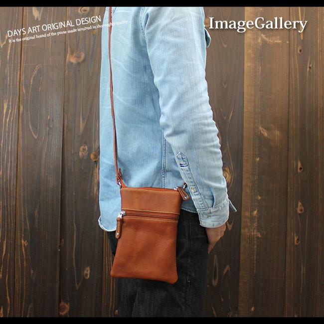 ショルダーバッグ 本革レザー ミニバッグ スマホショルダー メンズ レディース ポーチ レジャー アウトドア | DAYSART | 04