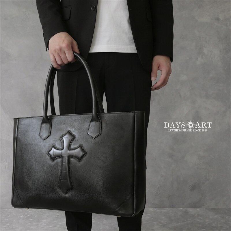 DAYSART（デイズアート） トートバッグ 本革レザー メンズ 十字架