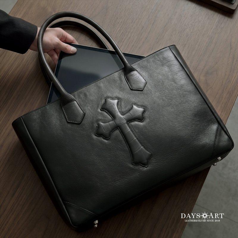DAYSART（デイズアート） トートバッグ 本革レザー メンズ 十字架