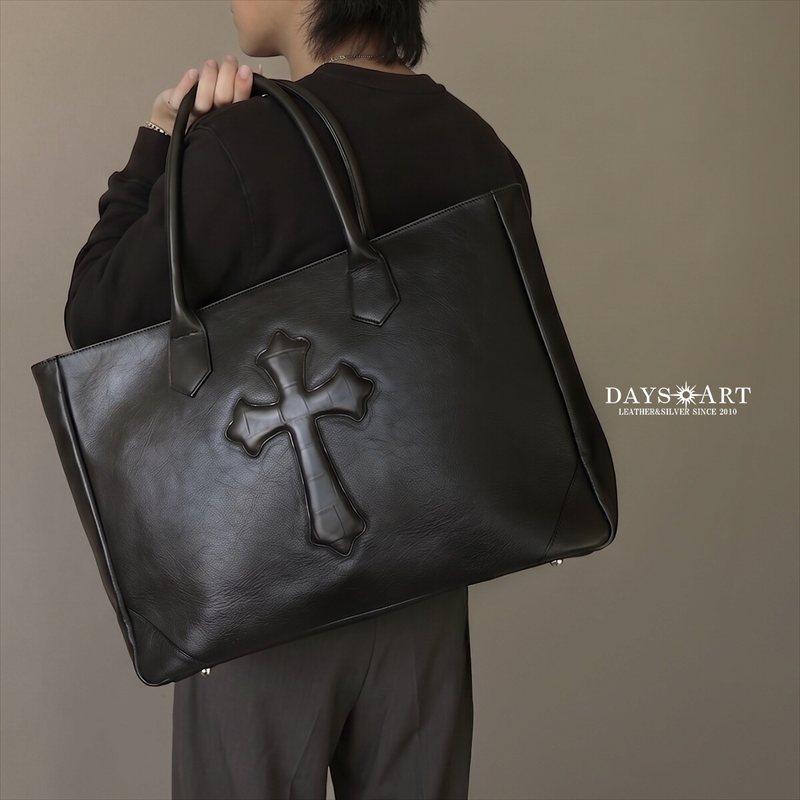 DAYSART（デイズアート） トートバッグ 本革レザー メンズ 十字架