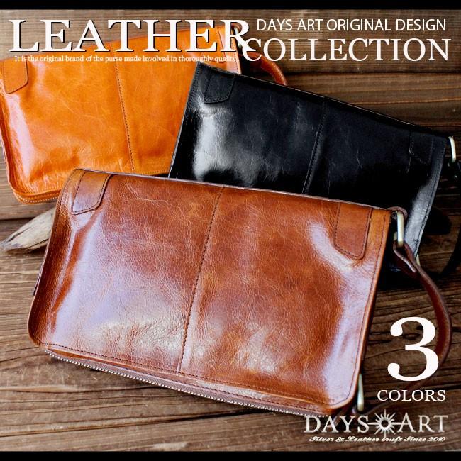 DAYSART（デイズアート） セカンドバッグ 本革レザー メンズ