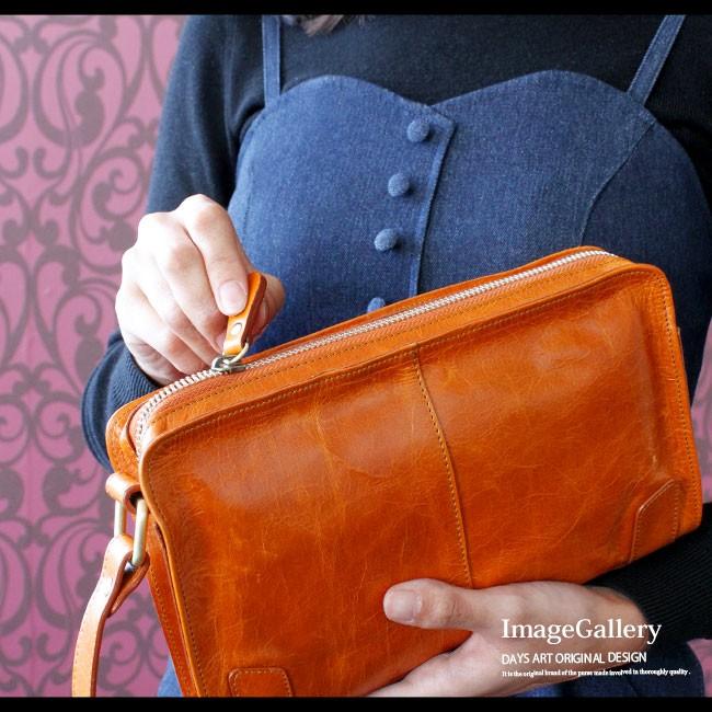 DAYSART（デイズアート） セカンドバッグ 本革レザー メンズ