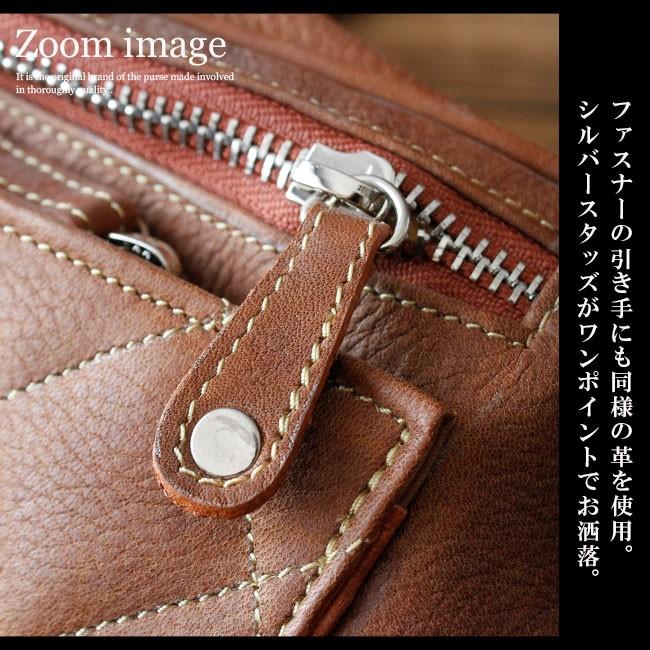 ボディバッグ レザー メンズ 本革 ダイヤキルティング 斜め掛け