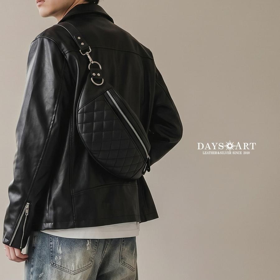 DAYSART（デイズアート） ボディバッグ レザー メンズ 本革 ダイヤ