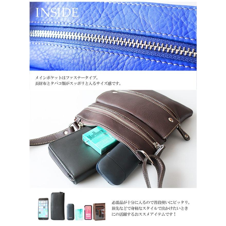 ショルダーバッグ 本革レザー ミニバッグ メンズ レディース ポーチ アウトドア 旅行 | DAYSART | 07