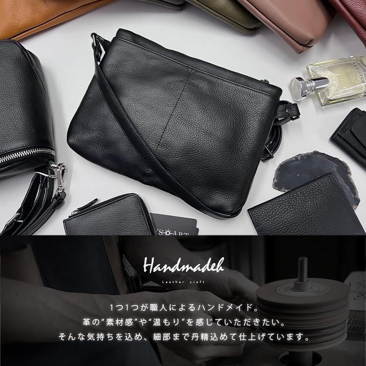 Creemaさんで購入した本革サコッシュです。大人可愛い♡ 大人サコッシュA – 新進工房