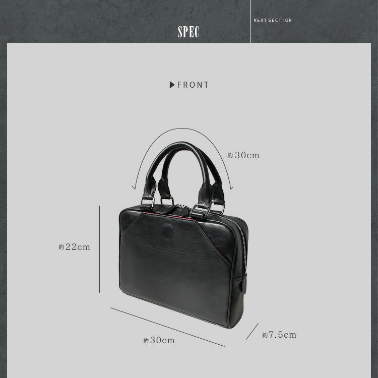 ミニ ブリーフケース タンニン鞣し革 B5サイズ レザーバッグ ビジネスバッグ メンズバッグ 本革 スムースレザー ツートン 帆布 | DAYSART | 13