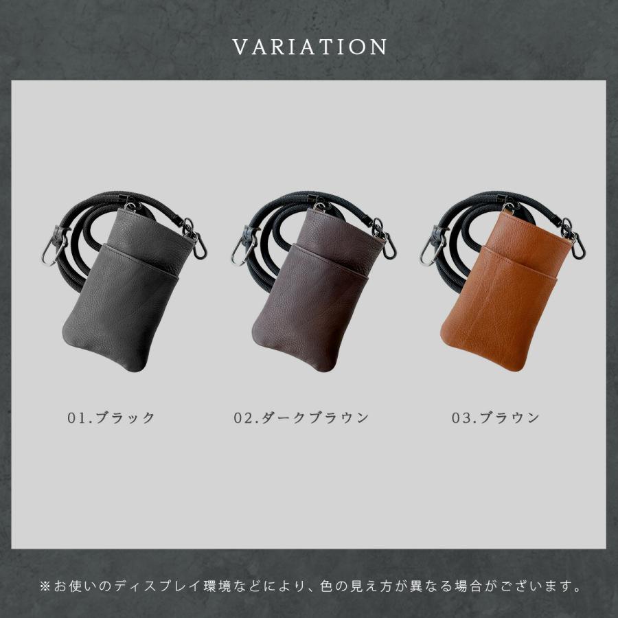 ショルダーバッグ 本革 ショルダーポーチ メンズ レディース スマホショルダー スマホポーチ レザー 牛革 コンパクト ミニポシェット |  | 18